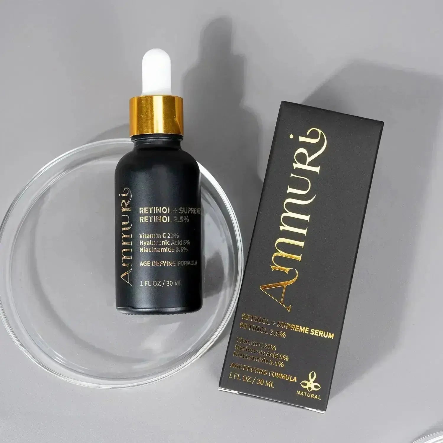 Ammuri Pro-Retinol 2.5% Face Serum - Anti Aging Retinol Serum-3