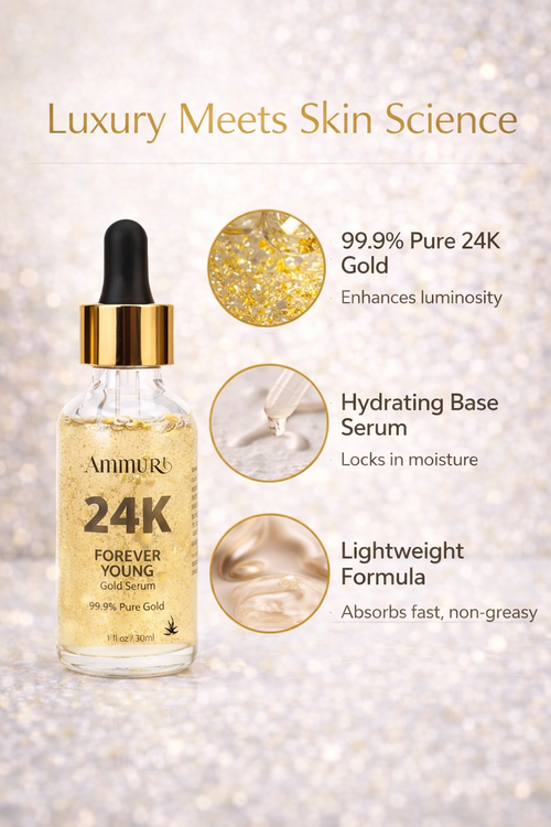 Ammuri 24K Gold Face Serum – Radiance & Anti-Aging Boost-1