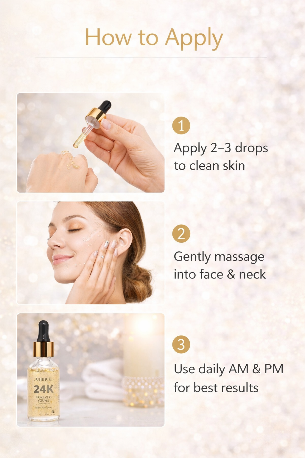 Ammuri 24K Gold Face Serum – Radiance & Anti-Aging Boost-2