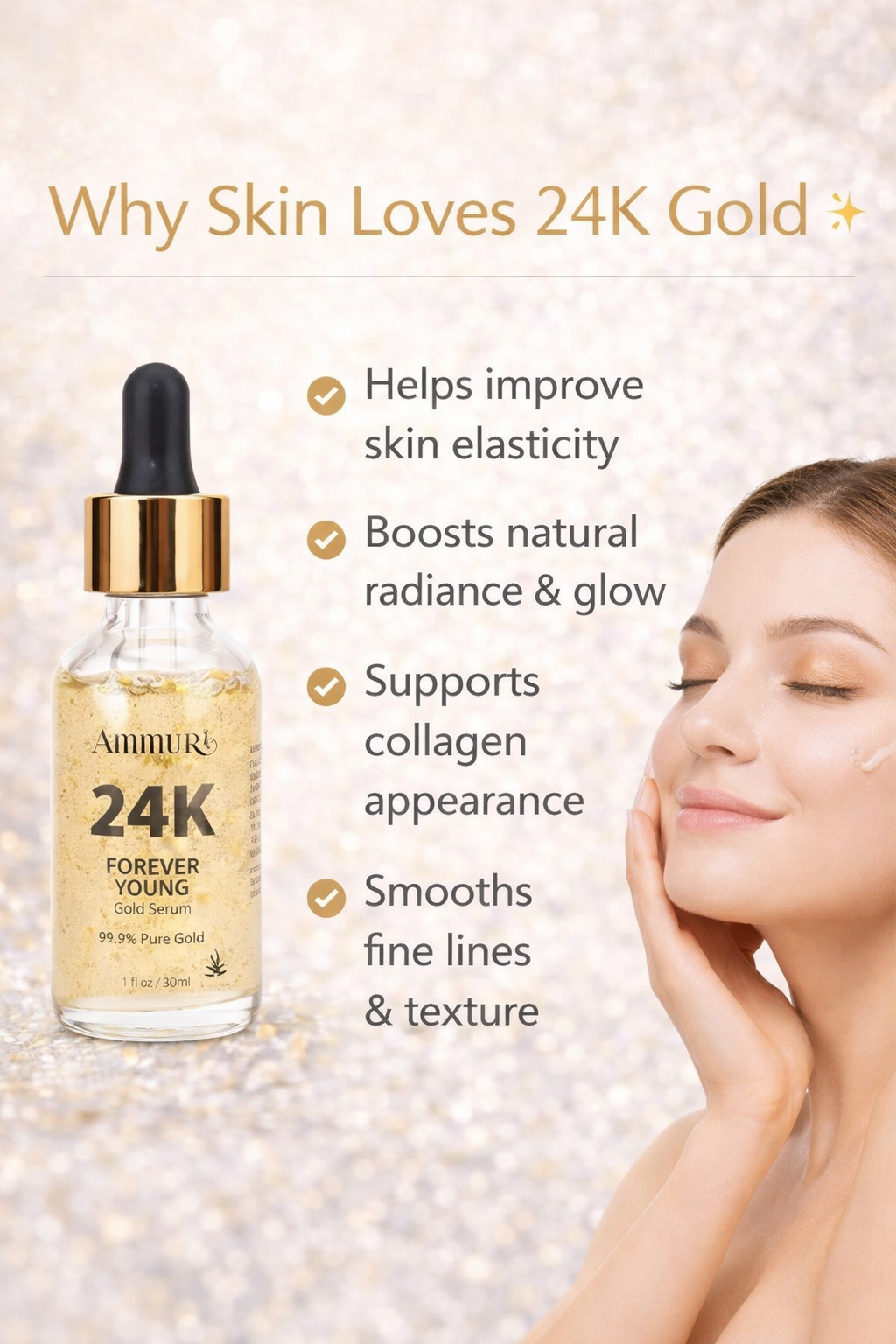 Ammuri 24K Gold Face Serum – Radiance & Anti-Aging Boost-3